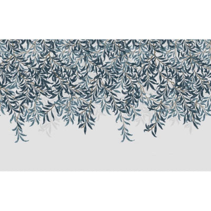 Une chambre d’enfant avec un mur vert olive et des éléments décoratifs ludiques